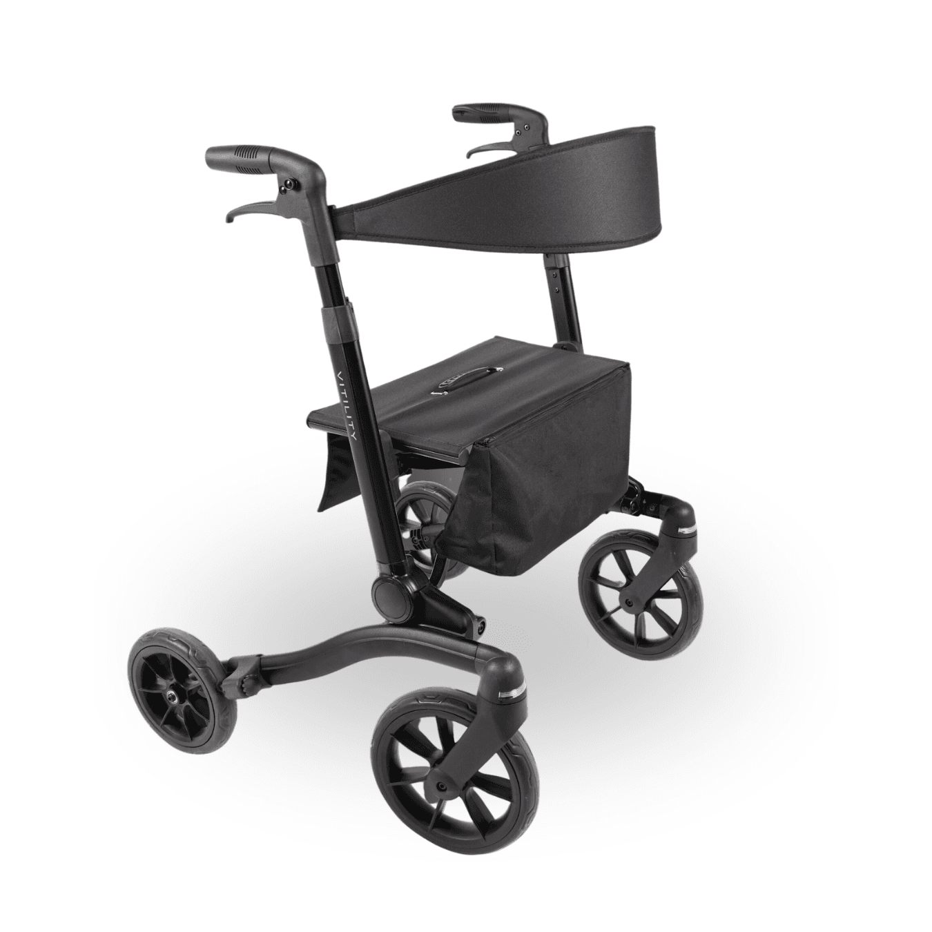 Vitility Rollator dubbel inklapbaar in 3 kleuren