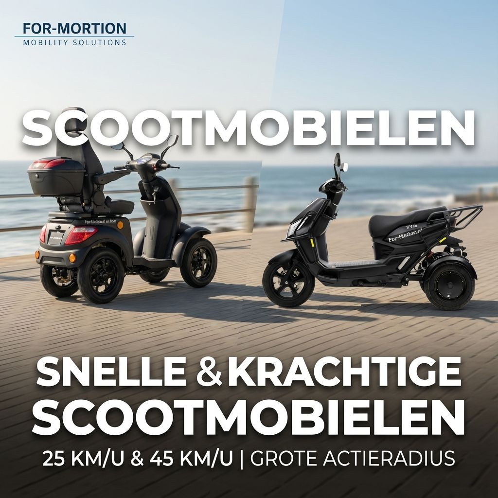 Snelle Scootmobiel (25 km/u - 45 km/u): Snelheid, Kracht en Actieradius