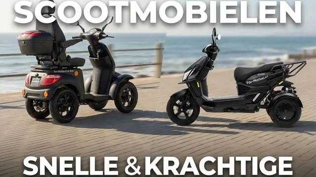 Snelle Scootmobiel (25 km/u - 45 km/u): Snelheid, Kracht en Actieradius