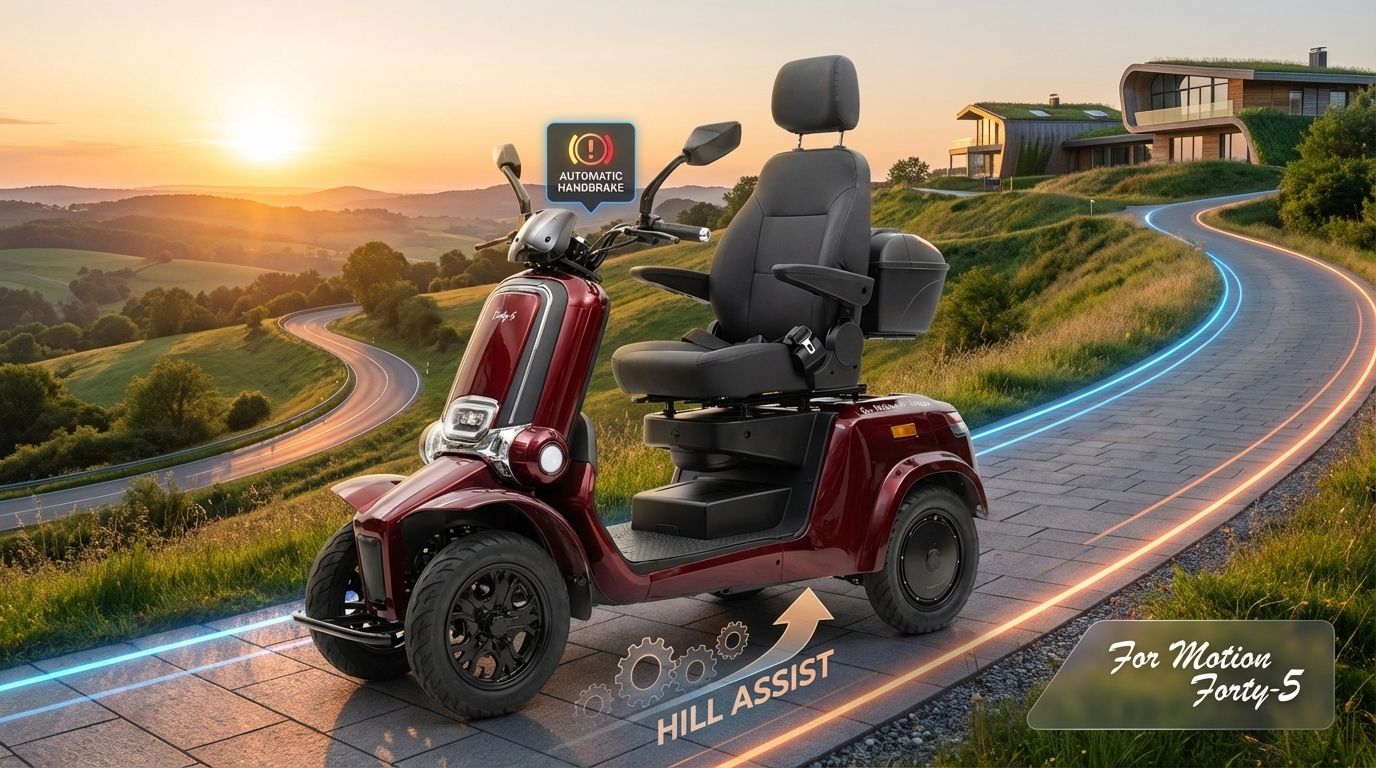 Hill Assist Scootmobiel: Veilig en Zorgeloos Stoppen op Hellingen