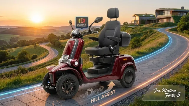Hill Assist Scootmobiel: Veilig en Zorgeloos Stoppen op Hellingen