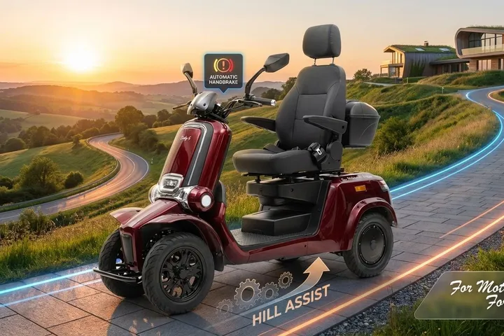 Hill Assist Scootmobiel: Veilig en Zorgeloos Stoppen op Hellingen