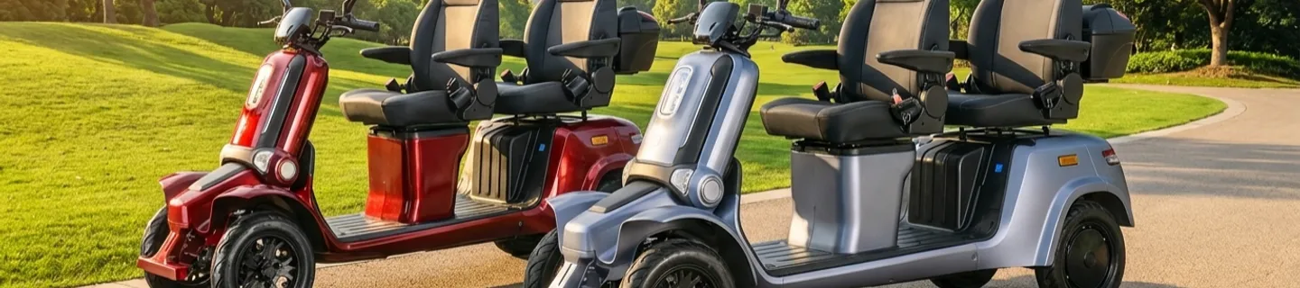 Dubbele Scootmobiel: Samen de Vrijheid Herontdekken met een 2-Persoons Scootmobiel