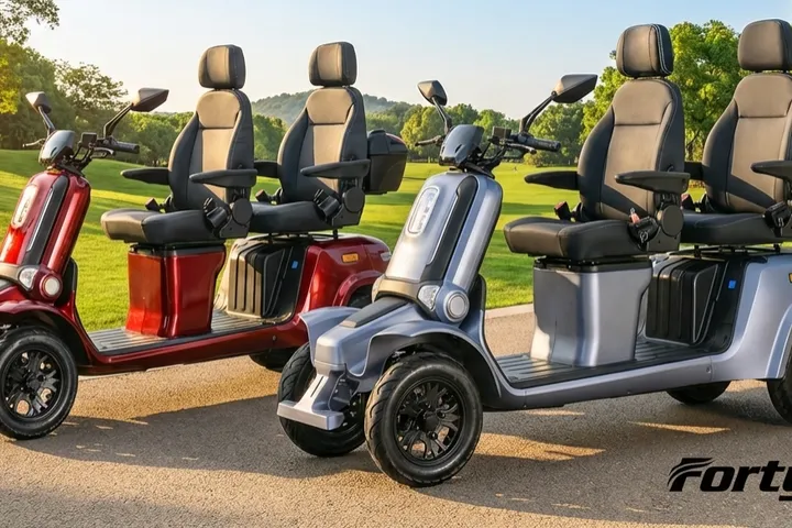 Dubbele Scootmobiel: Samen de Vrijheid Herontdekken met een 2-Persoons Scootmobiel