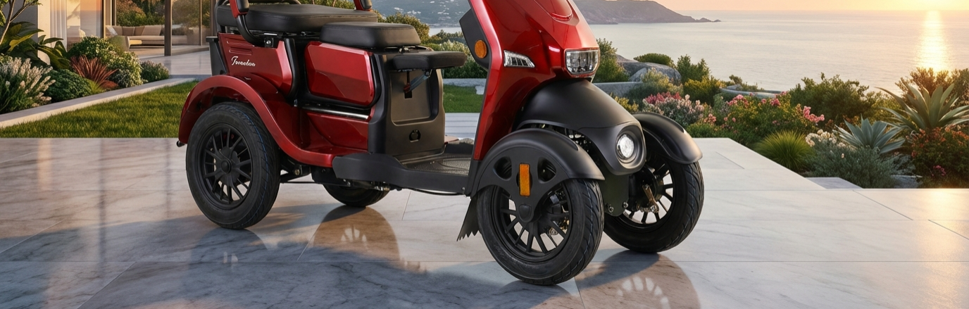 For Motion Compa: La guida allo scooter elettrico a 4 ruote